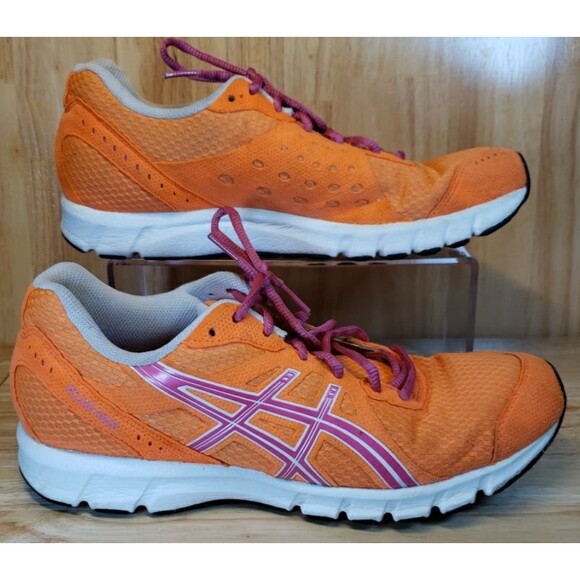 ASICS Rush 33 Women’s Running Shoes Size 9.5 Orange Pink T1H7N - Picture 1 of 9